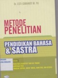 Metode Penelitian Pendidikan Bahasa dan Sastra