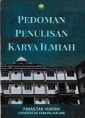 Pedoman Penulisan Karya Ilmiah