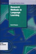 Research Methods In Language Learning: Language Teaching Library