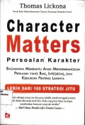 Charakter Matters: Persoalan karakter