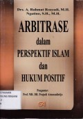 Arbitrase dalam Persfektif Islam dan Hukum Positif
