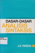 Dasar-dasar Analisis Sintaksis