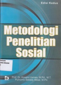 Metodologi Penelitian Sosial