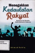 Menegakkan Kedaulatan Rakyat