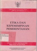 Etika dan kepemimpinan pemerintahan