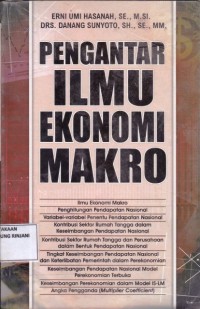 Pengantar Ilmu Ekonomi Makro