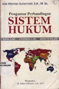 Pengantar perbandingan sistem hukum