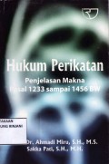 Hukum Perikatan , Penjelasan Makna Pasal 1233 sampai 1456 BW