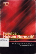 Penelitian Hukum Normatif Suatu Tinjauan Singkat