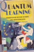 Quantum Learning; Membiasakan belajar nyaman dan menyenangkan