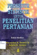 Prosedur Statistik Untuk Penelitian Pertanian