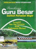 Pemikiran Guru besar Institut pertanian Bogor