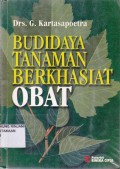 Budidaya tanaman berkhasiat Obat