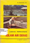 Usaha perikanan kolam air deras