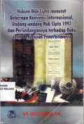 Hukum hak cipta menurut pekerjaan konvensi internasional, UU hak cipta 1977 dan perlindungan terhadap buku serta perjanjian penerbitannya