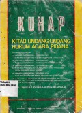 KUHAP : Kitab Undang-Undang Hukum Acara Pidana
