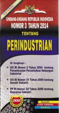 Undang-Undang Republik Indonesia Nomor 3 Tahun 2014 Tentang Perindustrian