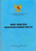 Undang-Undang Dasar Negara Republik Indonesia Tahun 1945
